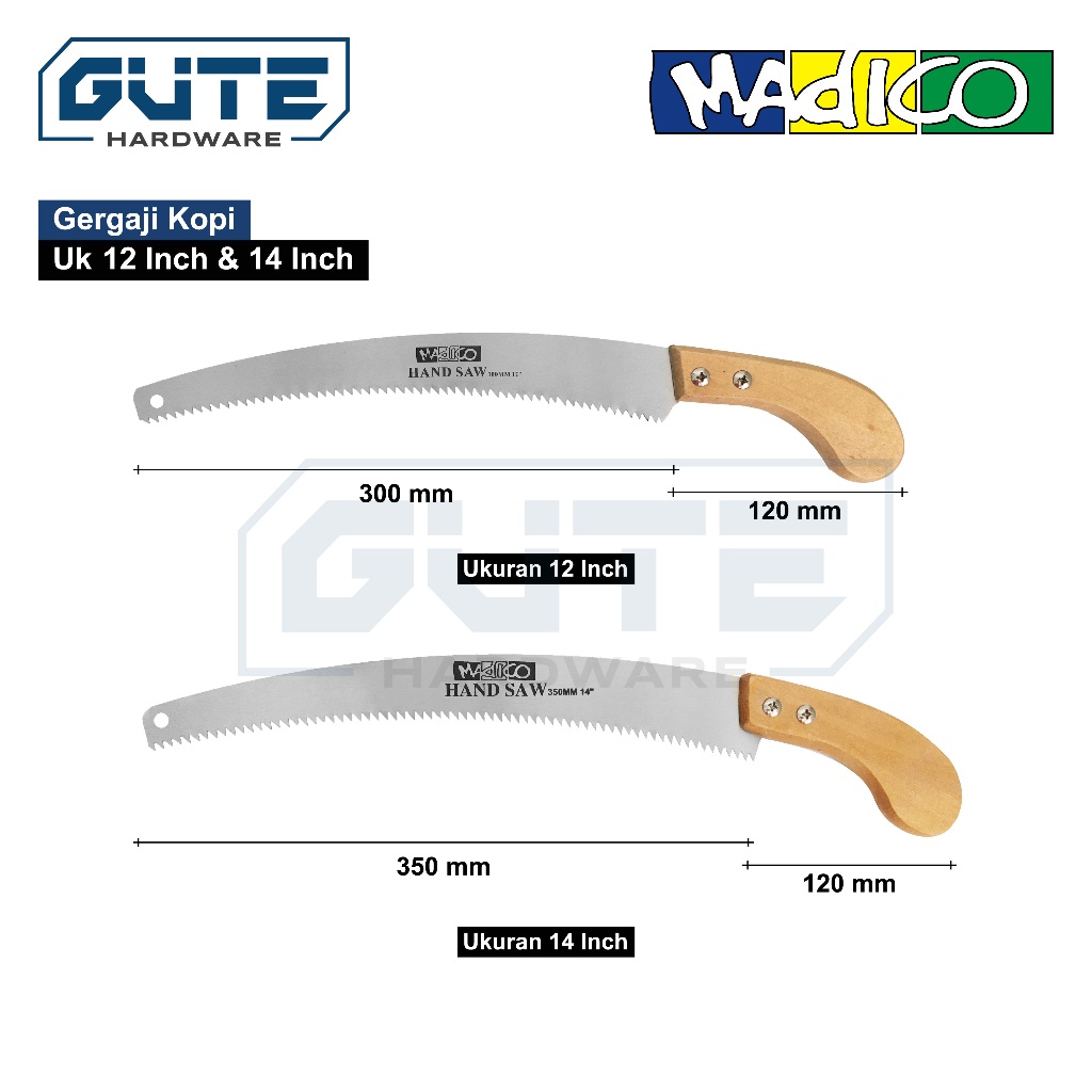 Gergaji Kopi / Gergaji Dahan / Gergaji Tangan “MADICO” Pruning Saw