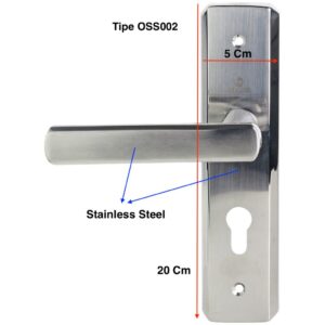 Kunci Pintu / Gagang Pintu / Handle Tanggung Stainless Steel OSALOCK Tipe OSS002