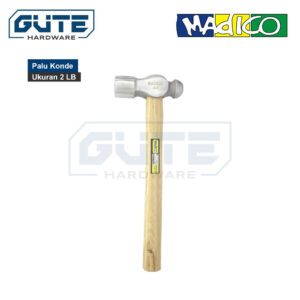 GUTE MADICO Palu Konde / Ballpein Hammer Gagang Kayu 1-1/2 LB 2 LB