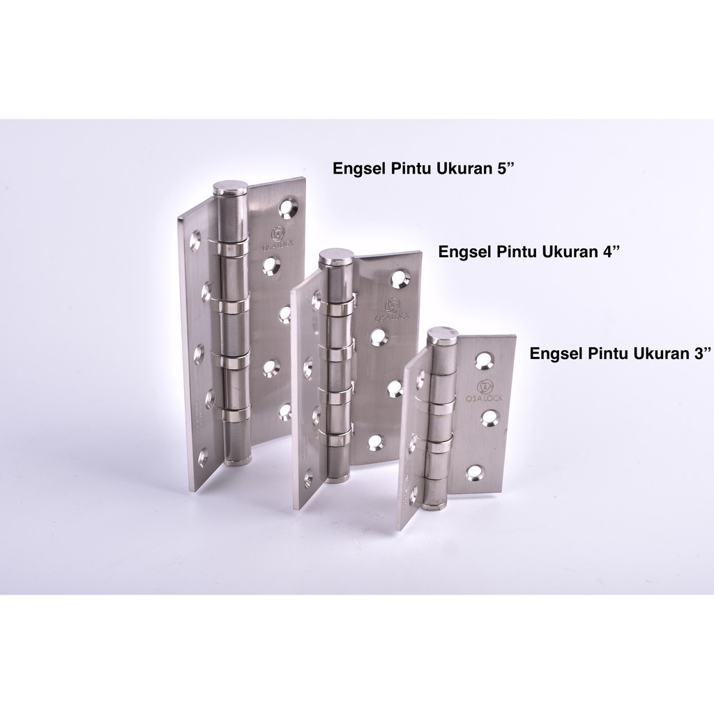 Engsel Pintu Finishing Stainless Steel Merk OSALOCK Uk 5 " Inch - Gambar 3