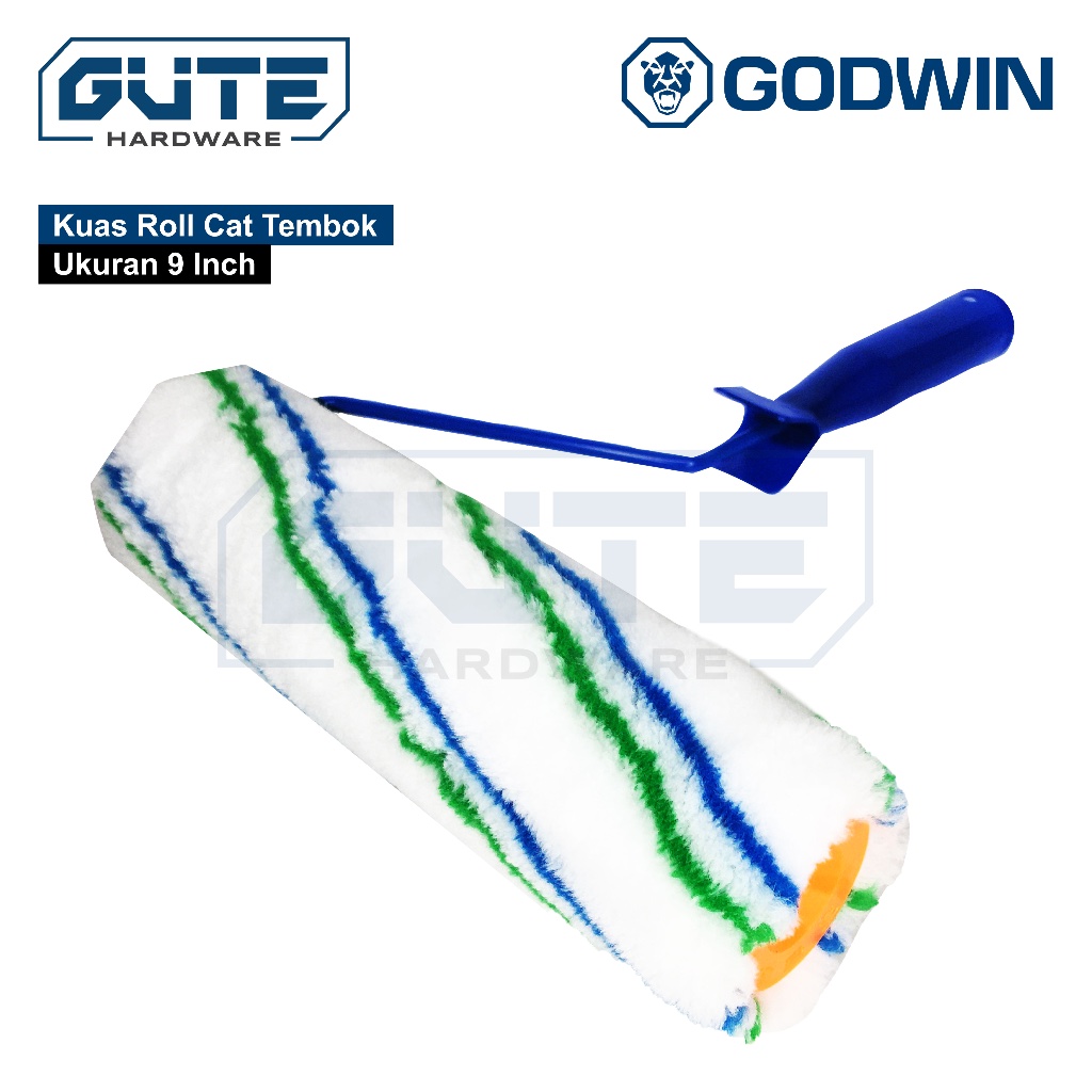 GUTE GODWIN Kuas Roll Cat Tembok Dinding / Paint Roller Brush - Gambar 3