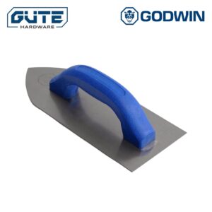 Plastering Trowel Asli Stainless "Godwin" / Roskam / Raskam Sendok Semen Lancip Untuk Keramik