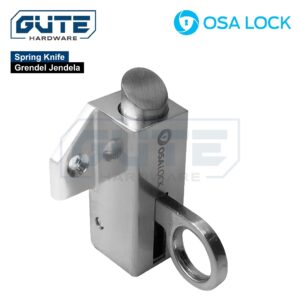 Spring Knife / Grendel Kodok “OSALOCK” Slot Kunci Jendela Spring Knip