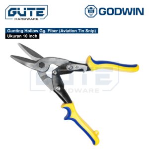 GUTE GODWIN Gunting Hollow Baja Ringan Aviation Tin Snips Gunting Holo