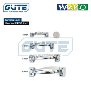 Tarikan Laci Handle Gagang Laci Pintu Lemari RRT MADICO isi 12 Pcs