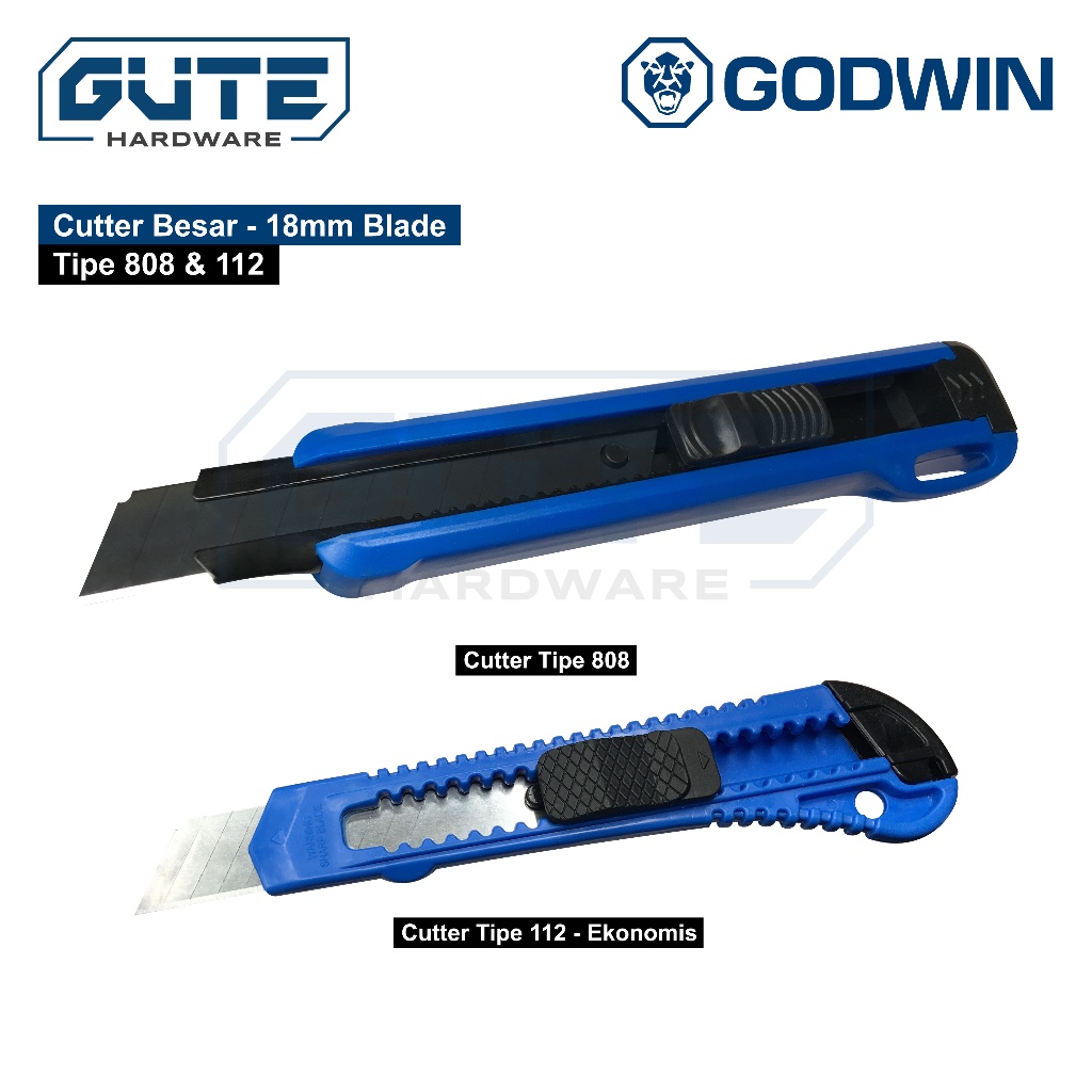 GUTE Pisau Cutter GODWIN Termurah - Gambar 4
