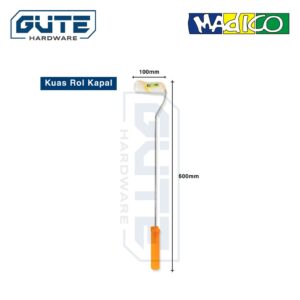 Kuas Rol Kapal Cat Kecil Gagang Panjang “Madico” Kuas Roll Rol Kapal