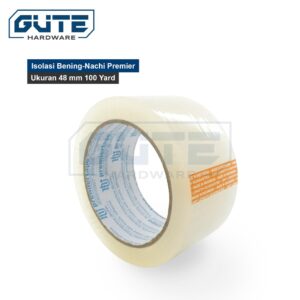GUTE Isolasi Lakban Selotip Solasi Bening 2 Inch PREMIER NACHI TAPE Murah