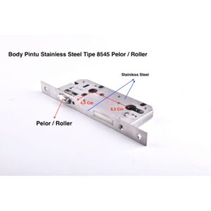 Body Kunci Pintu Besar Stainless Steel OSALOCK Tipe 8540 Pelor / Roller
