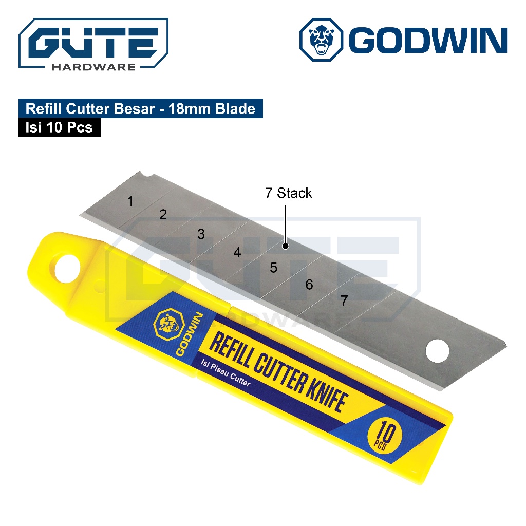 GUTE Pisau Cutter GODWIN Termurah - Gambar 5