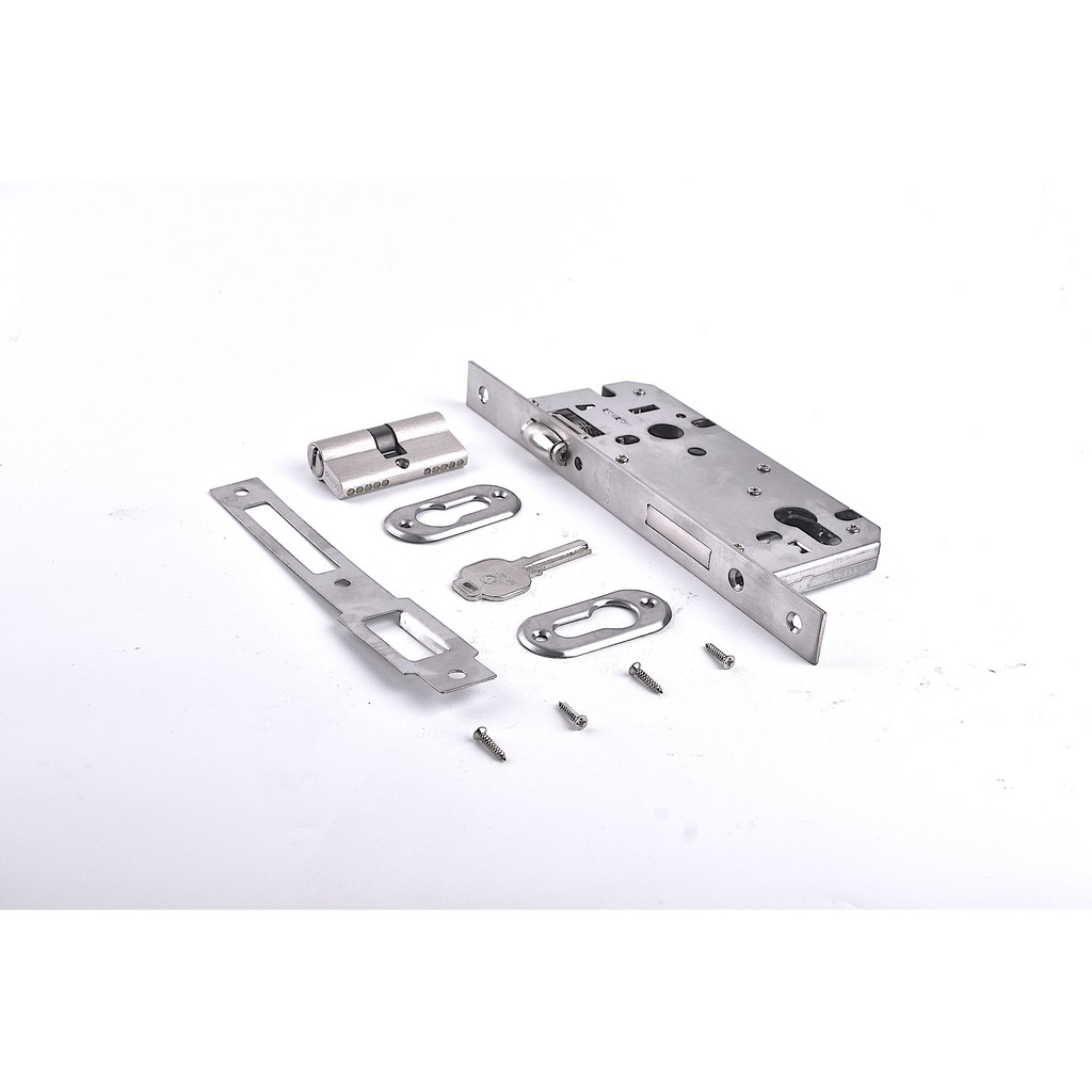 Body Kunci Pintu Besar Stainless Steel OSALOCK Tipe 8540 Pelor / Roller - Gambar 3
