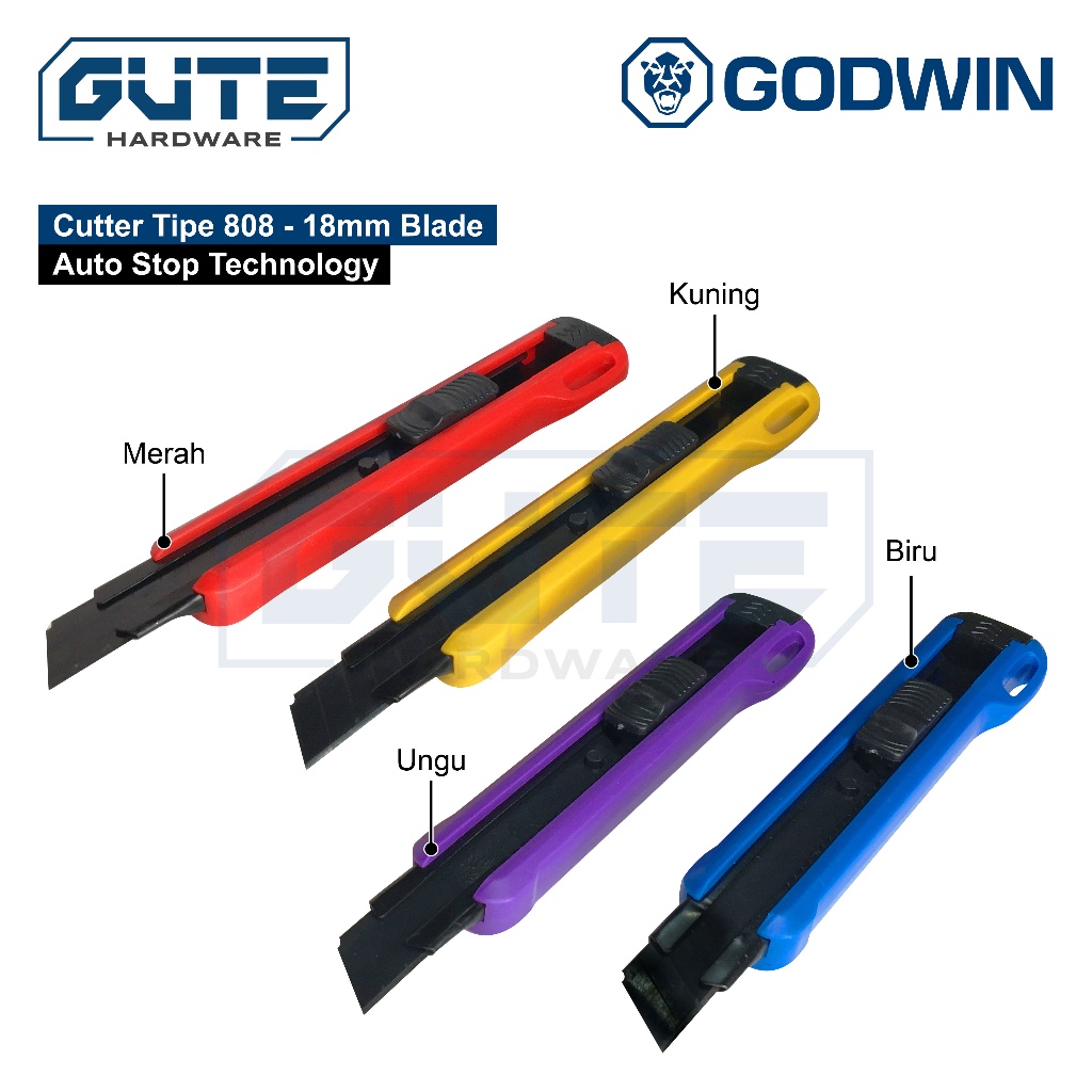 GUTE Pisau Cutter GODWIN Termurah - Gambar 3