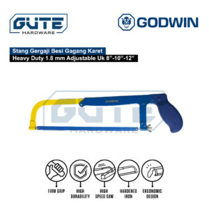 Stang Pegangan Gagang Gergaji Besi Hacksaw Heavy Duty Uk 8" - 12"