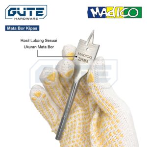 MADICO Mata Bor Flat Bit Kayu Kipas Wood Drill Bit Kunci Laci