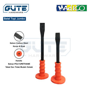 Betel Topi / Pahat Beton / Stone Chisel MADICO Gagang Karet Jumbo