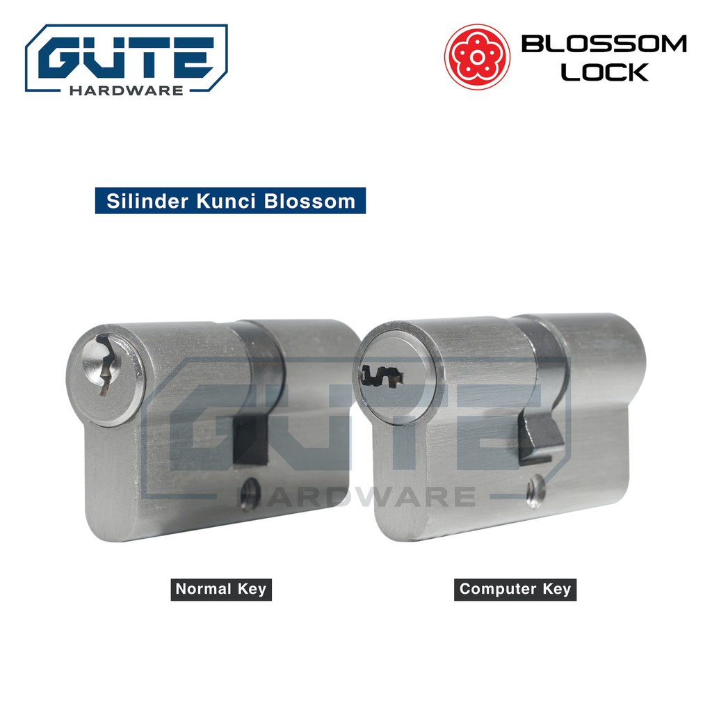 SILINDER / LUBANG KUNCI PINTU BESAR (KUNCI KOMPUTER) MERK BLOSSOM UK BESAR 60 MM - Gambar 4