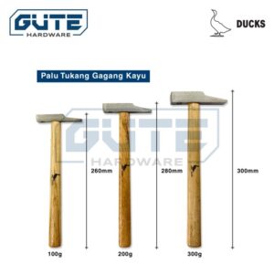 Palu Tukang Kaca / Machinist Hammer “Ducks” Forged Steel Isi 6 Pcs