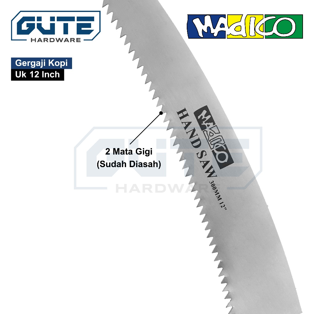 Gergaji Kopi / Gergaji Dahan / Gergaji Tangan “MADICO” Pruning Saw - Gambar 5