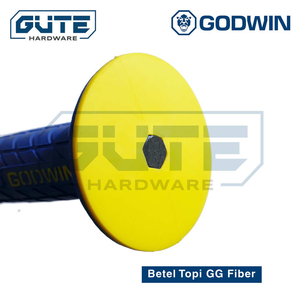 Betel Topi / Pahat Beton / Stone Chisel "GODWIN" Gagang PVC Jumbo - Gambar 5